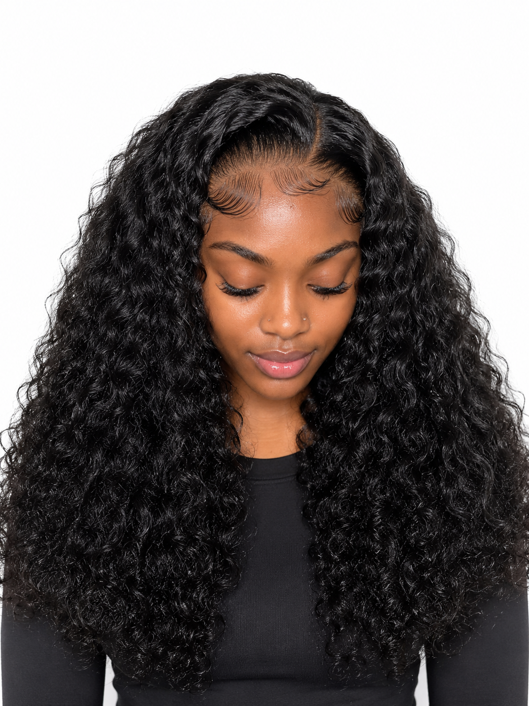 Bob burmese curly black hair