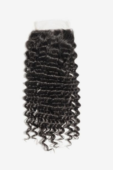Black raw curly hair extensions