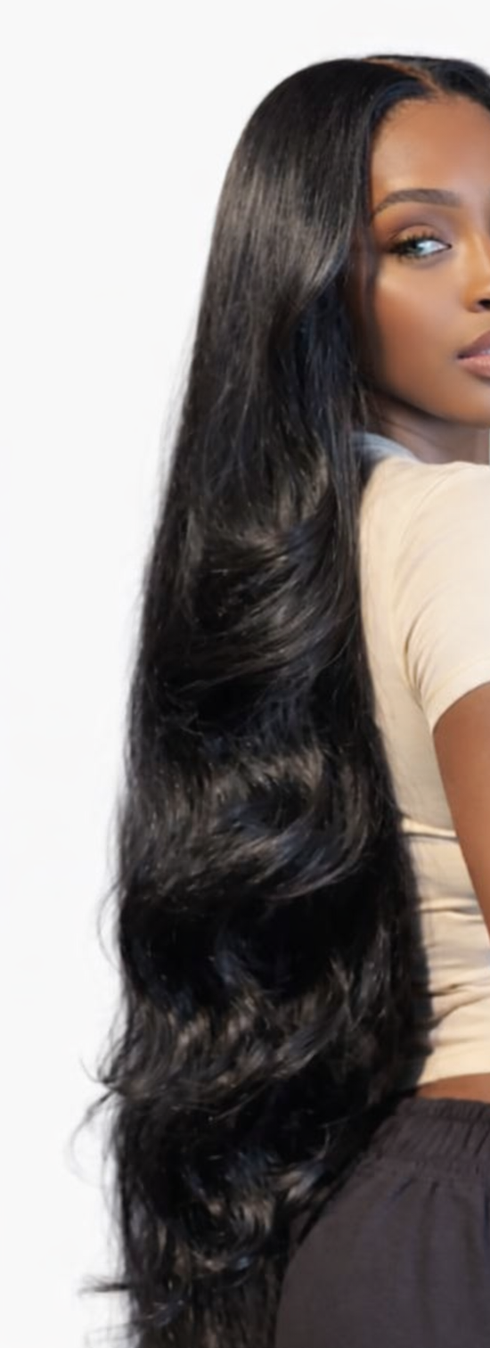 Human indian raw hair bundles wig