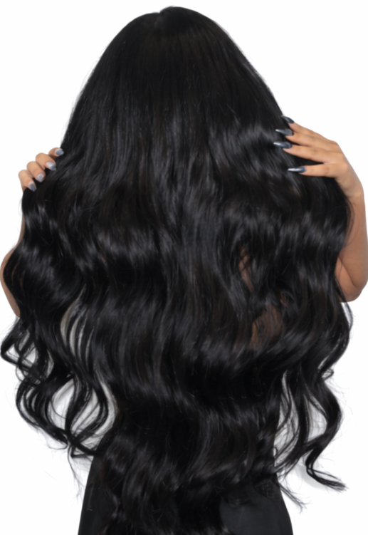 Human indian raw hair bundles wig